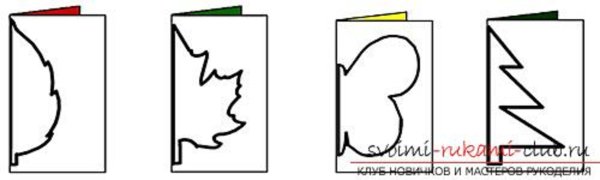 Симметричное вырезание из бумаги