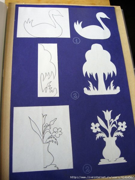 Приемы вырезывания в аппликации