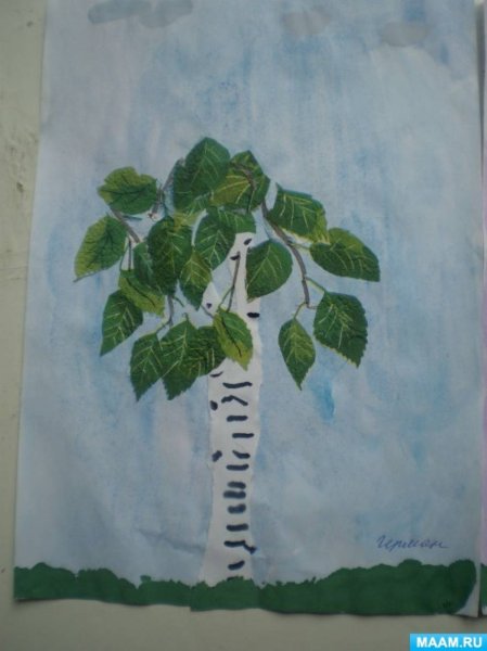 Поделка на тему русская Березка