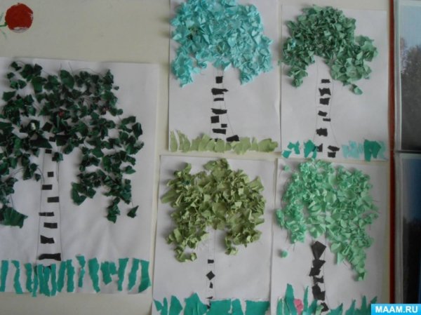 День березы в детском саду старшая группа