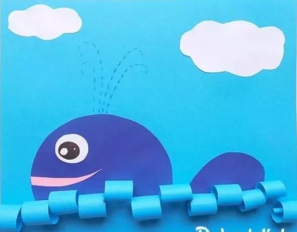 Аппликация из бумаги