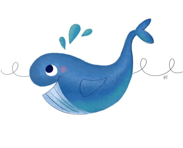 Кит рисунок