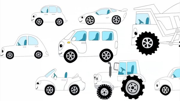 Трактор из бумаги