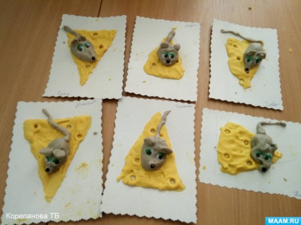 Лепка из соленого теста в средней группе