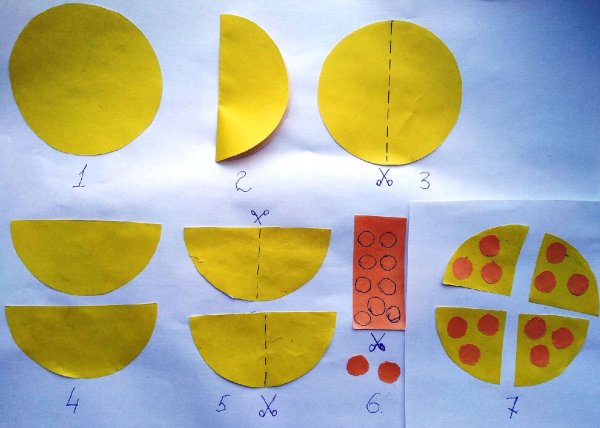 Сыр для медвежат аппликация