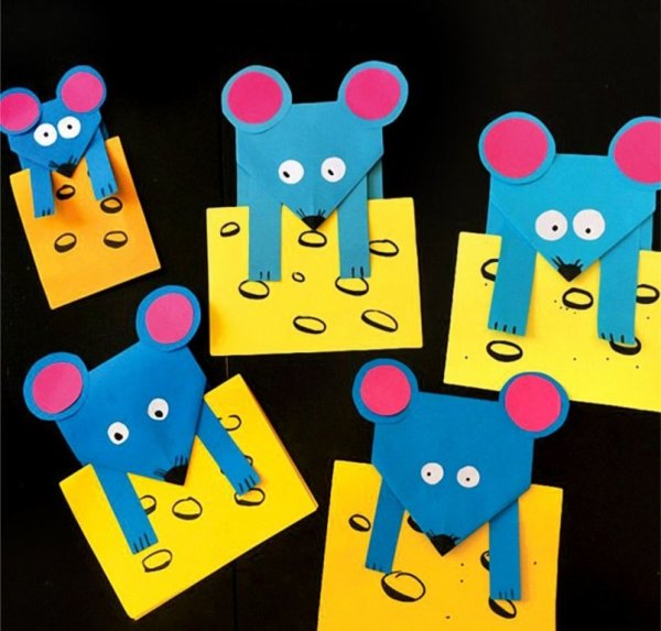 Мышка поделка для детей