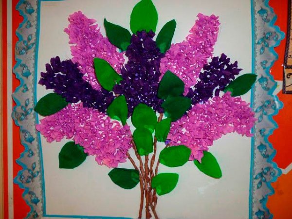 Поделка сирень