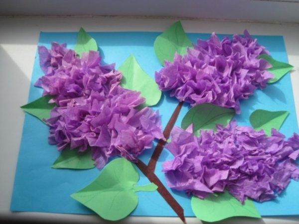 Поделка сирень
