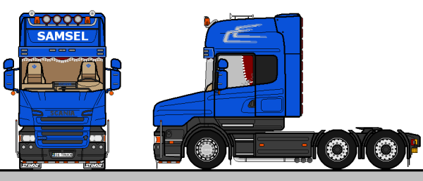 Чертежи кабины Scania 143