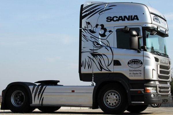 Спойлер на кабину Скания g380