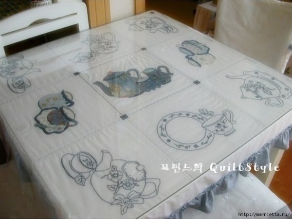 Скатерть аппликация годы