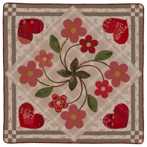 Узор на скатерти аппликация