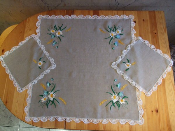 Украшение скатерти средняя группа