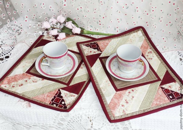 Пэчворк салфетки ланч Матвы