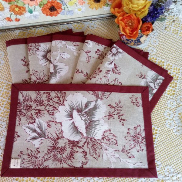 Салфетки из ткани