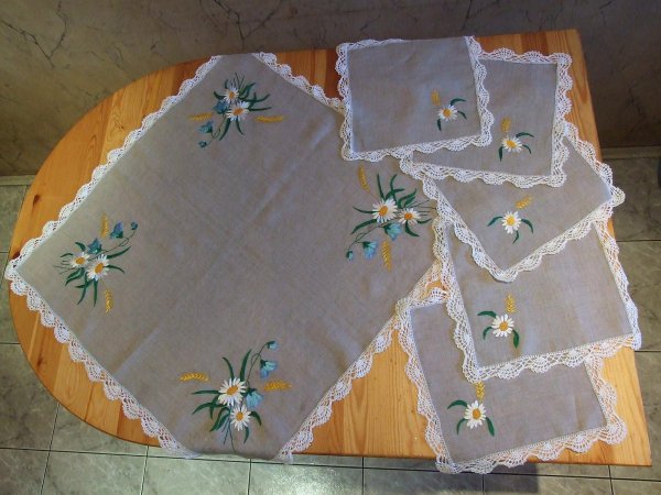 Салфетки шитье