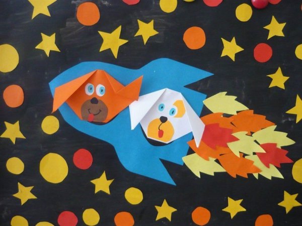 Аппликации на тему космос для детей