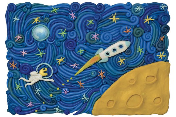 Пластилиновая живопись космос