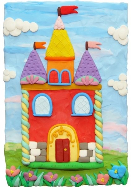 Замок из пластилина