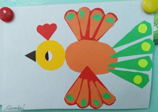 Аппликация ст гр Сказочная птица