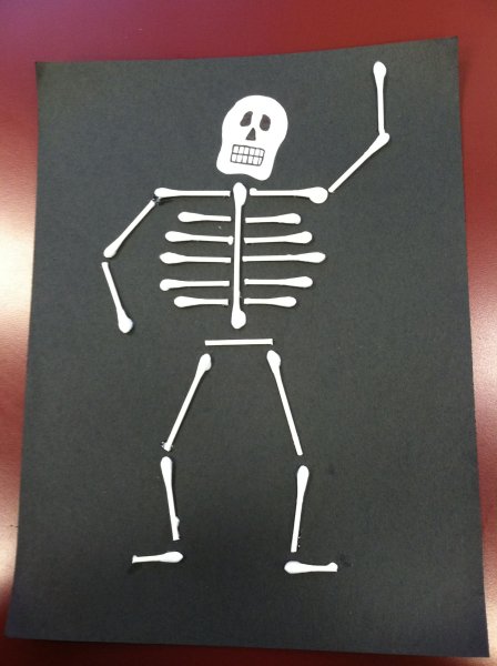 Скелет поделка