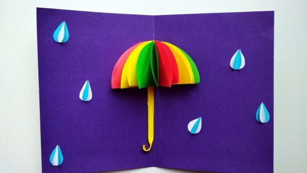 Потделка из уветной бумаги