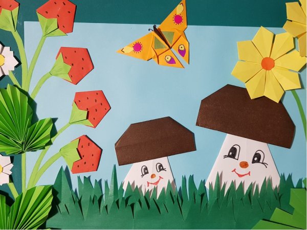 Аппликация в детском саду