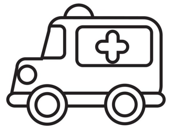 Аппликация в младшей группе на тему скорая помощь