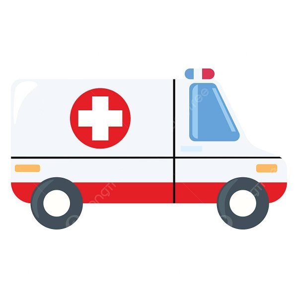 Аппликация машина скорой помощи