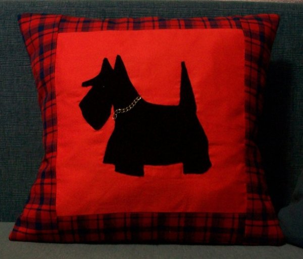 Скотч терьер из фетра