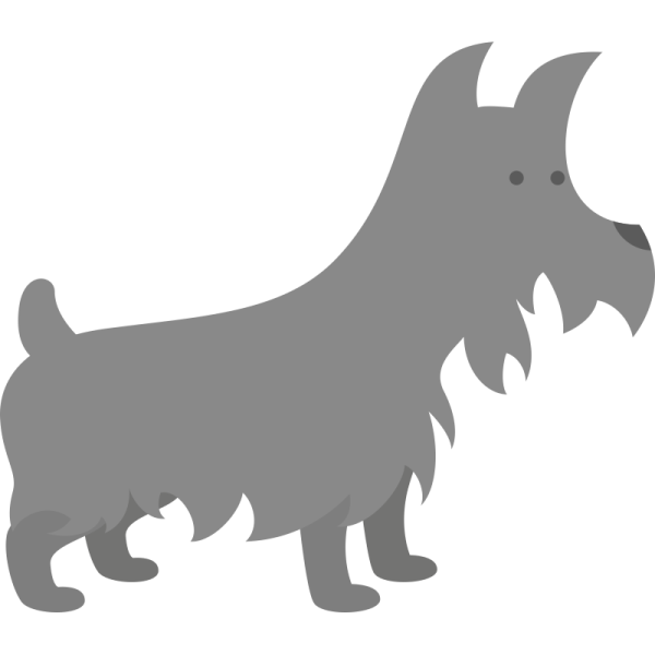 Скотч терьер аппликация