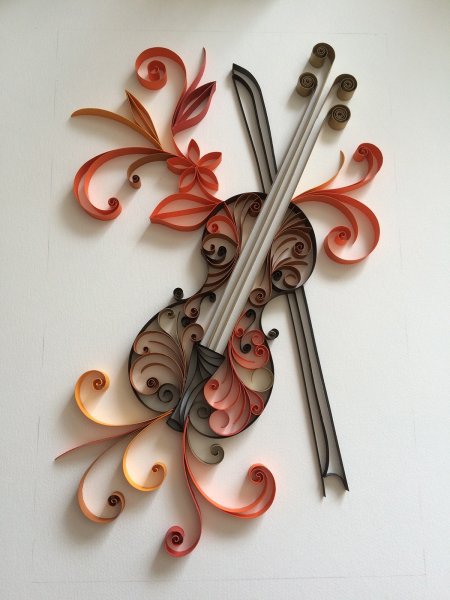 Квиллинг скрипка