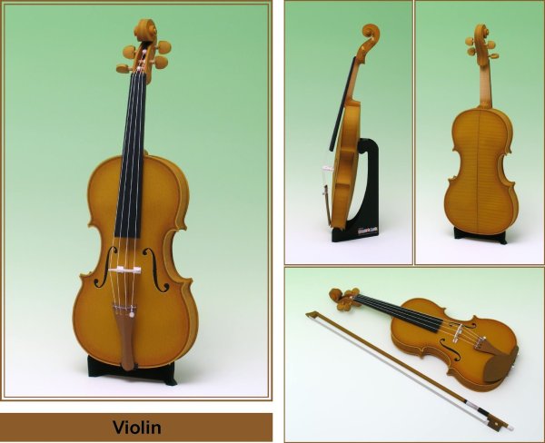 Скрипка из картона