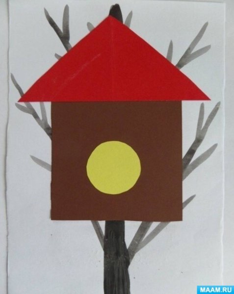 Скворечник для Скворцов аппликация