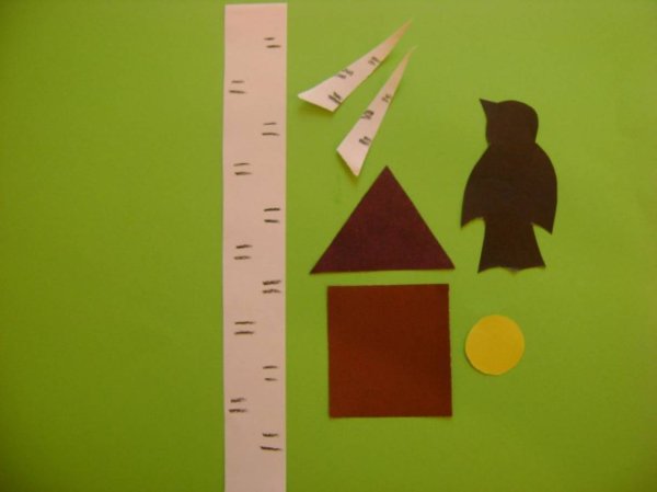 Скворечник аппликация для детей