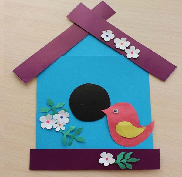 Скворечник для Скворцов аппликация