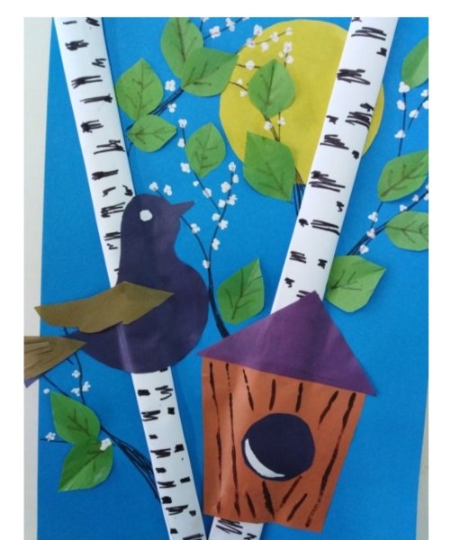 Аппликация Весна