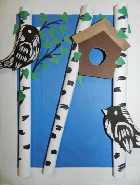 Весенняя аппликация