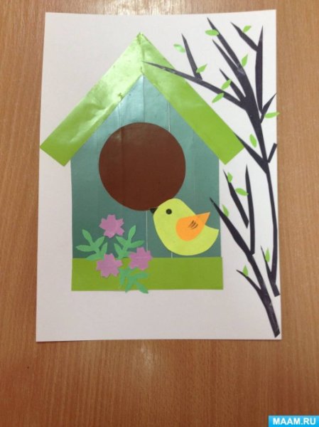 Весенняя аппликация