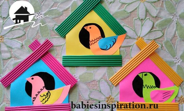 Домик для птички поделка