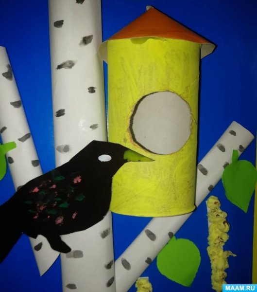 Скворечник из втулок