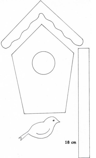 Скворечник шаблон