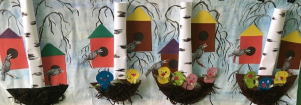 Поделка на тему скворцы прилетели