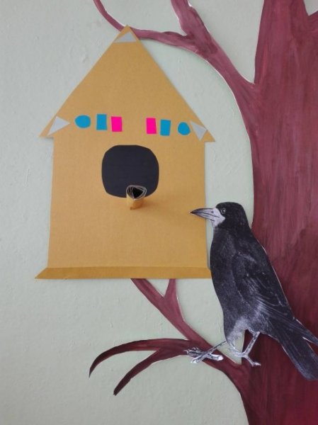 Скворечник для украшения группы