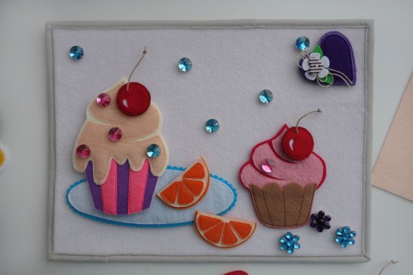 Сладости из фетра