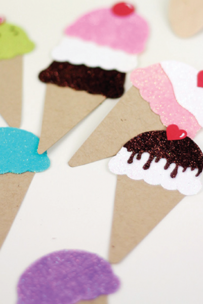 Аппликация мороженки