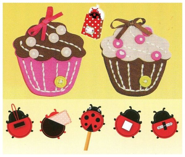 Аппликация пирожное