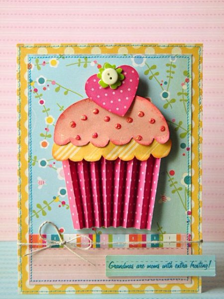 Аппликация пирожное