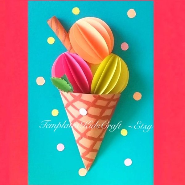 Поделка мороженое