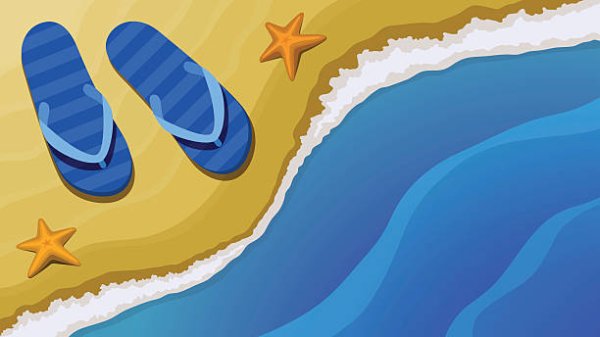 Море вид сверху вектор